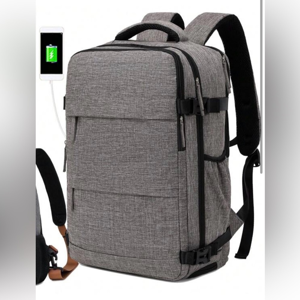Grey travel backpack!